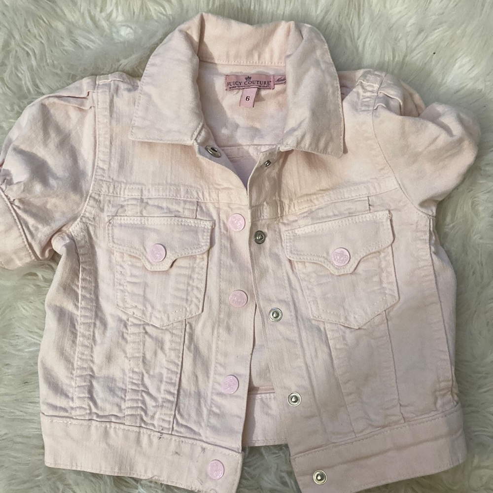 Girls juicy couture light pink